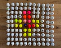 110 Golfbälle mit Erfahrung