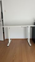 AREBOS elektrisch höhenverstellbarer Schreibtisch – weiss, n