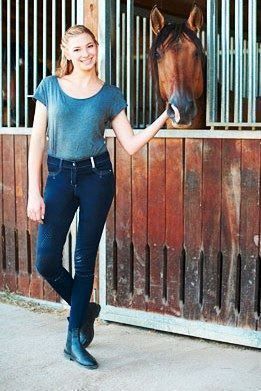 Pantaloni: Reithose für Damen Basic Plus Gr. 34 -40 zum Sparpreis – Nuovo e nell'imballaggio originale da St. Gallen venduto da schnaeppchen-preise