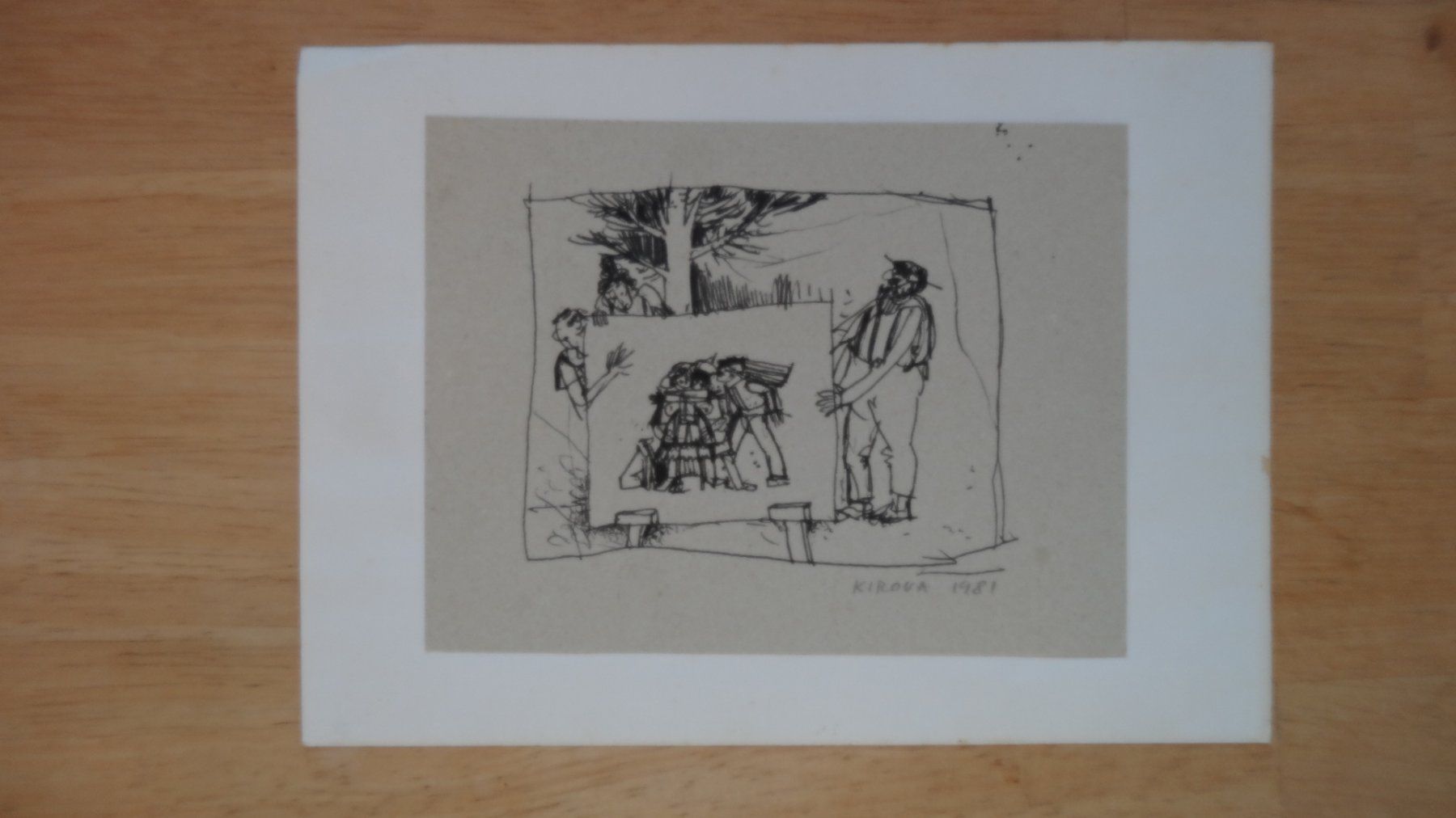 Dipinti: Dessin  Signé Kirova 1981 – Usato da Rebeuvelier venduto da falcon58