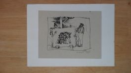 Dessin  Signé Kirova 1981