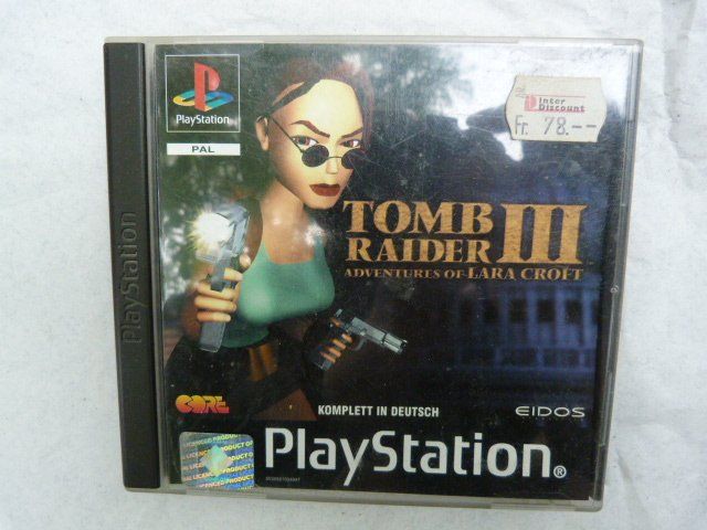 Sony Spiele: PlayStation Tomb Raider III – Gebraucht aus Nunningen von Rugeli69