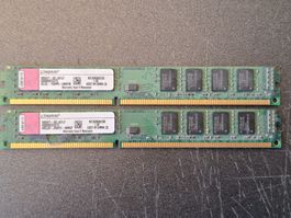 2x 2 GB Kingston DDR3 1333 MHz 10600U RAM Kit