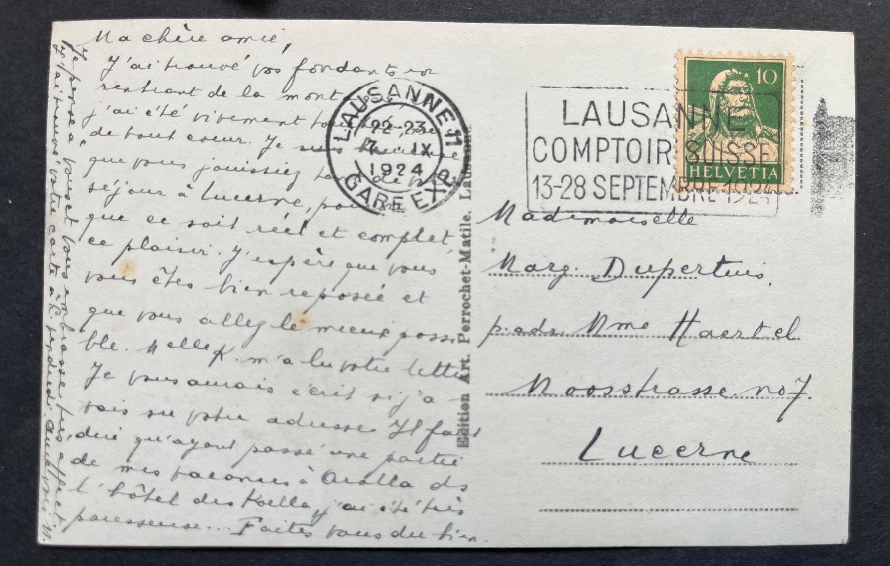 Cartoline postali: Le Pigne d'Arolla, ca. 1930 – Usato da Wabern venduto da DaxKarten-75 1