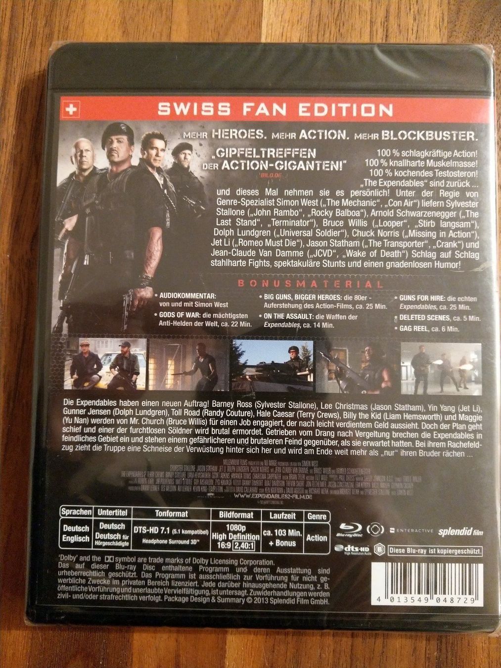 Alle DVDs: Blu Ray - The Expendables 2 *Neu* – Neu und originalverpackt aus Rheinfelden von FilmAuktion 1
