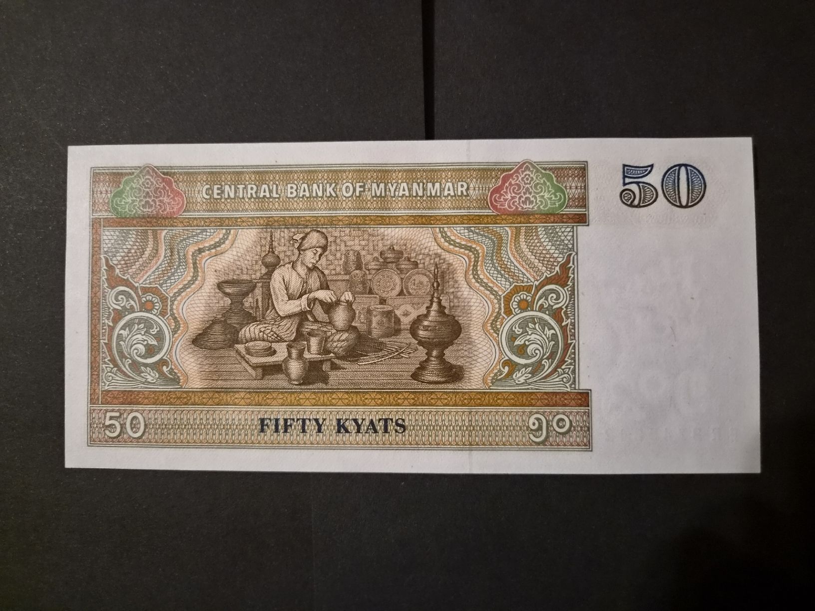 Banconote: Myanmar 50 kyats P73b UNC – Nuovo (secondo la descrizione) da Versoix venduto da rucio 1