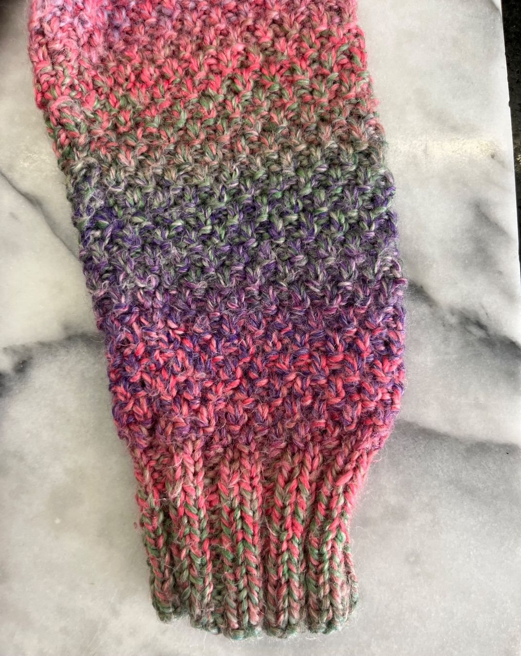 Jacken & Mäntel: Handgestrickte Kinder Strickjacke bunt gestreift Grösse 140 – Gebraucht aus Basel von Lila11 2