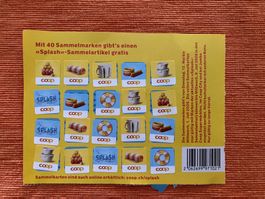Coop Sammelmarken „Splash“ ein Bogen