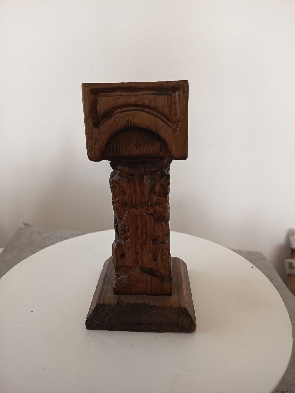 Portacandele: Kerzenständer Holz Geschnitzt 20cm Hoch  – Usato da Wangen b. Olten venduto da crea_look