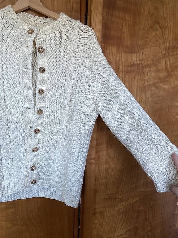 Giacche: Wollstrickjacke, handgestrickt  – Usato da Dietlikon venduto da VintageStudioZurich 1