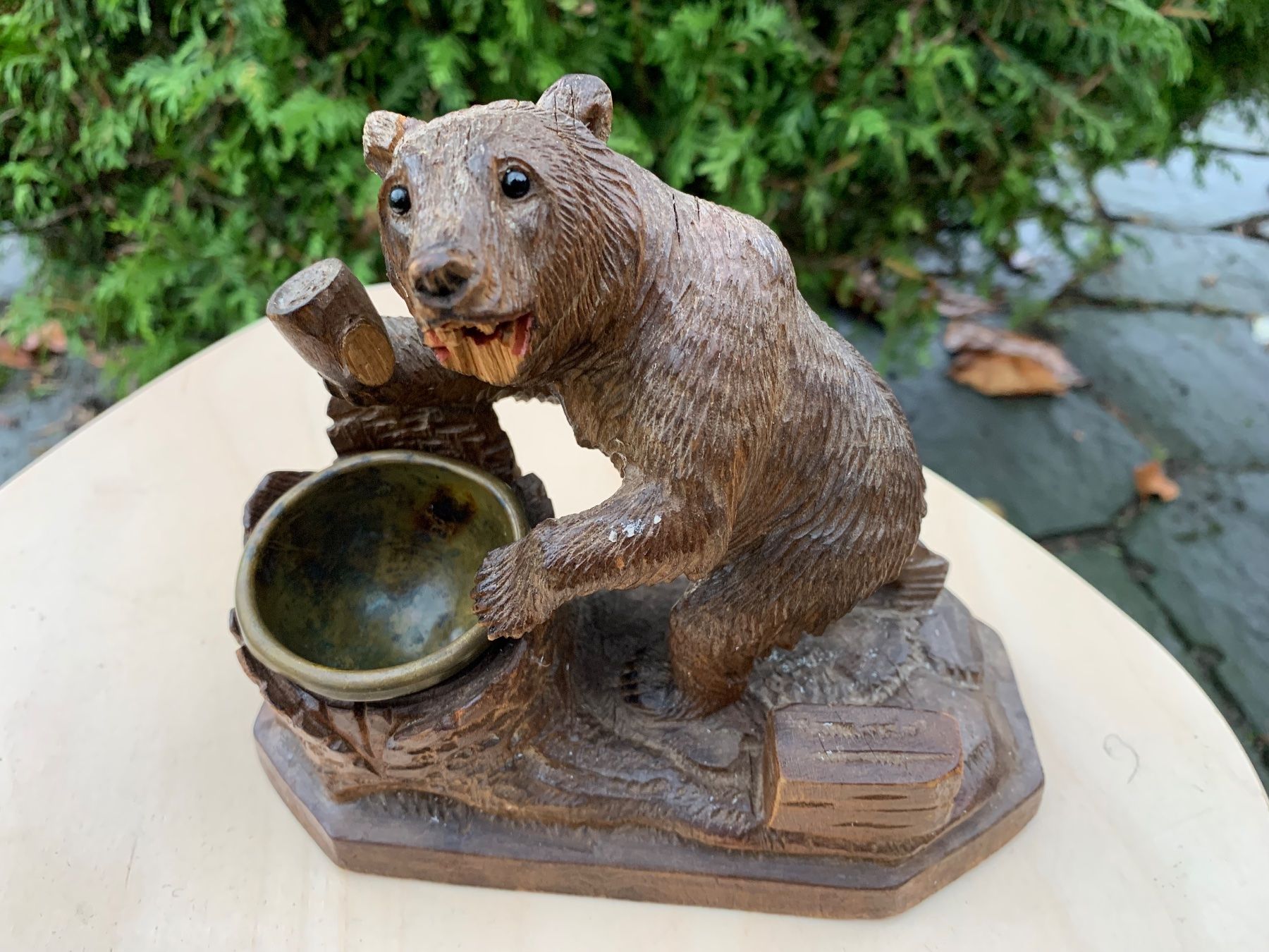 Figuren: seltener antiker Brienzer Bär von 1917 – Gebraucht aus Feldbach von Olive1 1