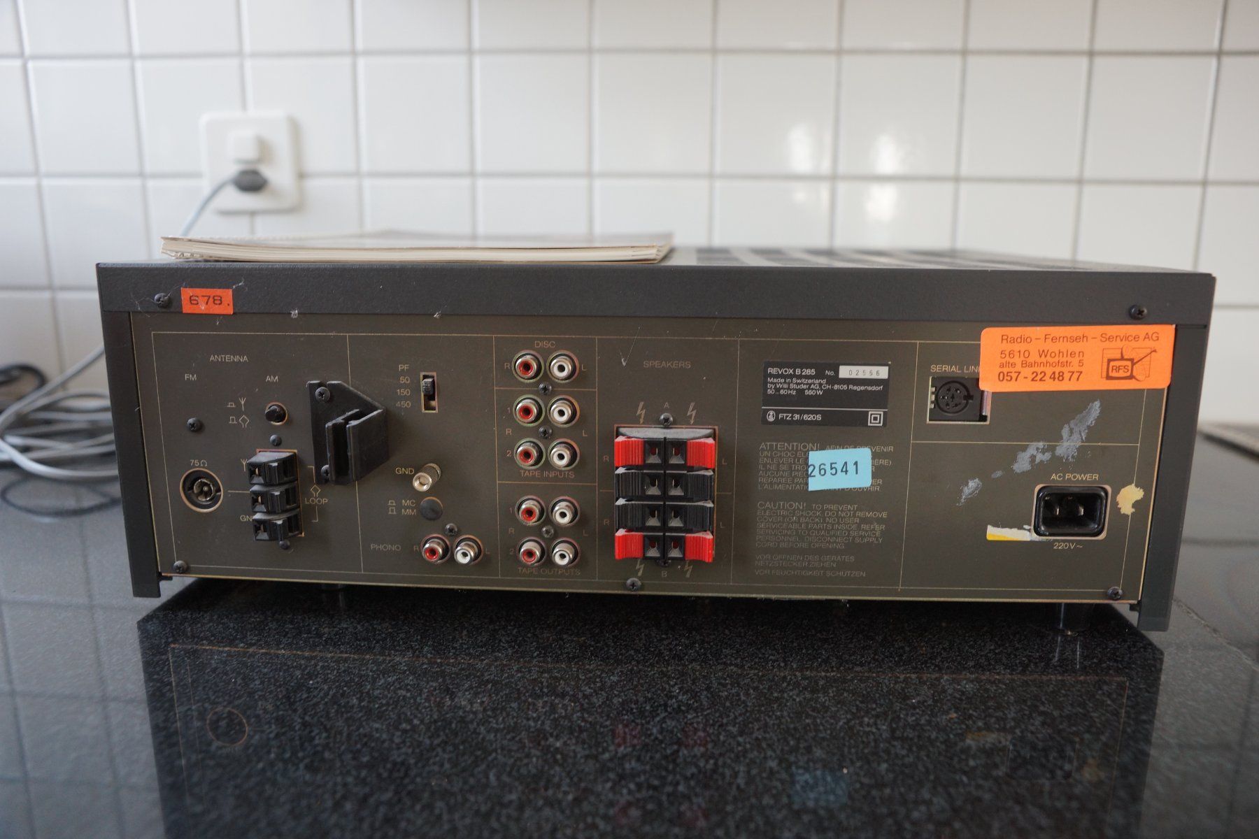 Revox B 285 Receiver, Vintage Hifi Klassiker, funktioniert (Gebraucht ...