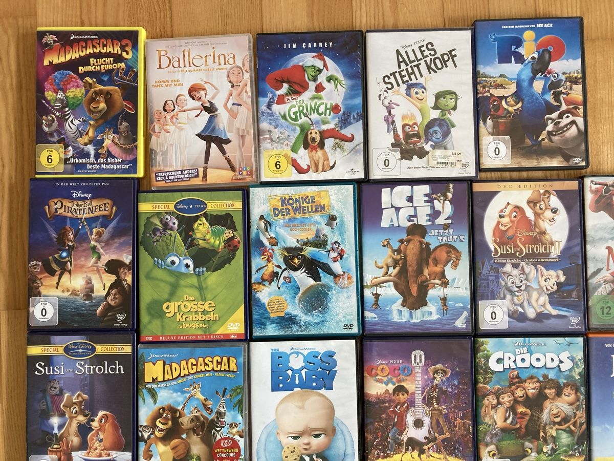 Alle DVDs: DVD Sammlung für Kinder – Gebraucht aus Fehraltorf von stfan 1