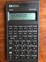 HP 20S Wissenschaftlicher Taschenrechner (HP20S), Schwarz