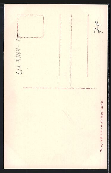 Cartoline postali: AK Guttannen, Kirche mit Bergen – Usato da Berlin venduto da bartko-reher 1