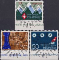 1968, Nr.453-455 "Sonderpost" +Ersttags Vollstempel +TAB