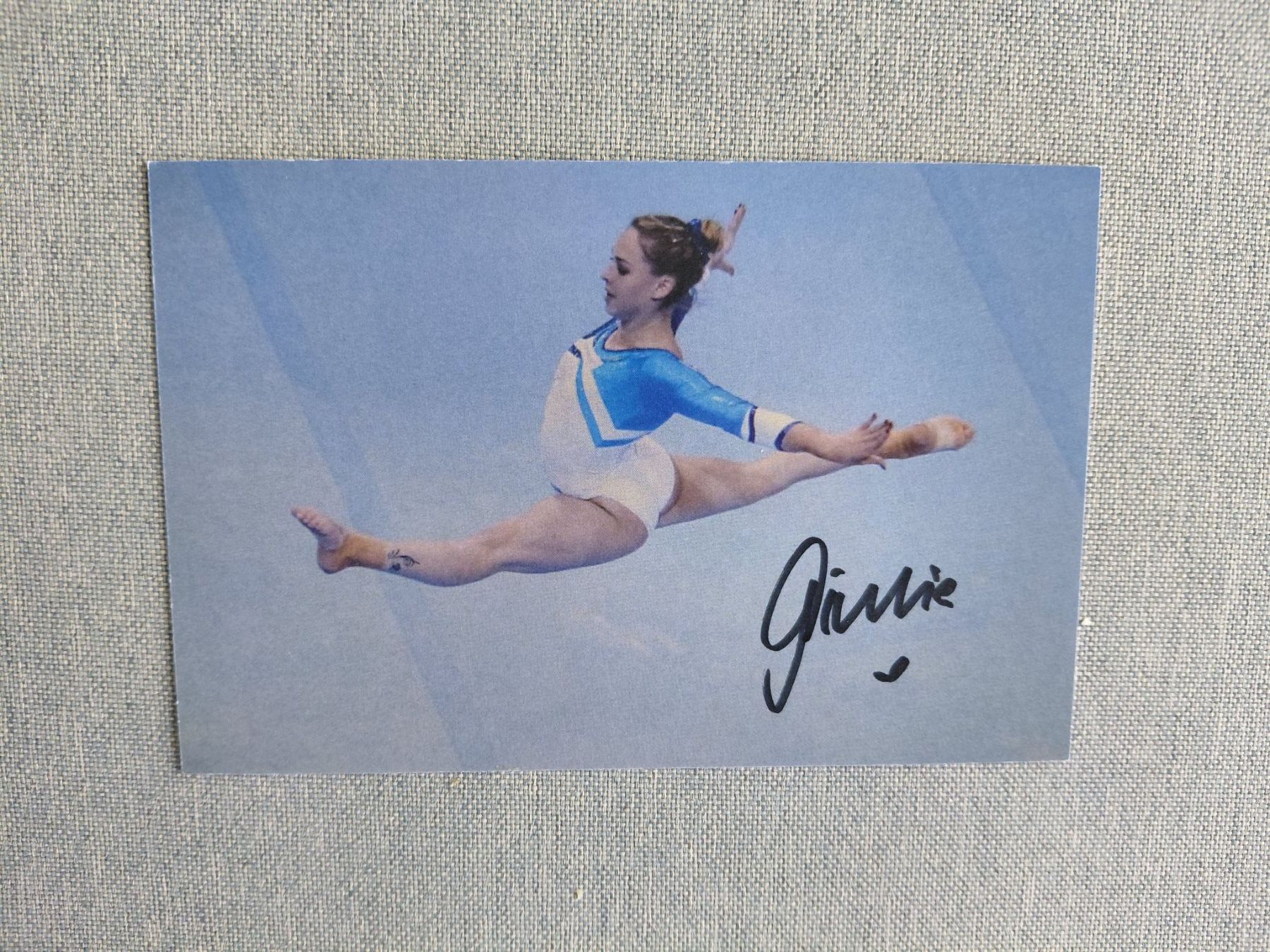Autografi: Autogrammkarte Giulia Steingruber – Usato da Schmerikon venduto da Olympia04