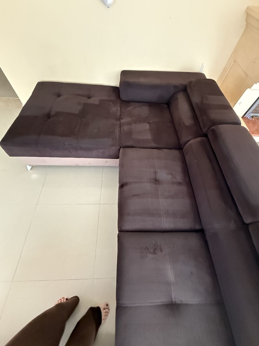 Divani: Grosses Ecksofa mit Bettfunktion- braun, sehr bequem! – Usato da Reinach BL venduto da team8596 3
