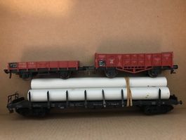 3x Fleischmann DB Güterwagen