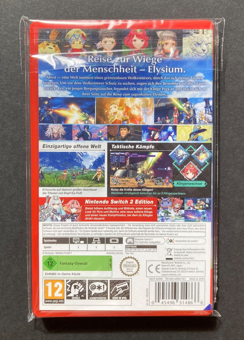 Nintendo Giochi: Xenoblade Chronicles 2 – Nintendo Switch 2 Version – Nuovo e nell'imballaggio originale da Basel venduto da BigOldTree 1