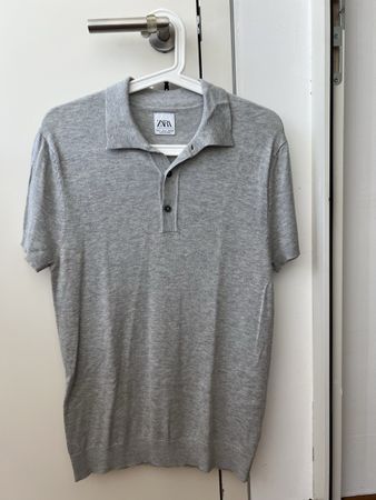 Zara Polo Shirt, Sommer Strick, Herren S - Top Zustand!