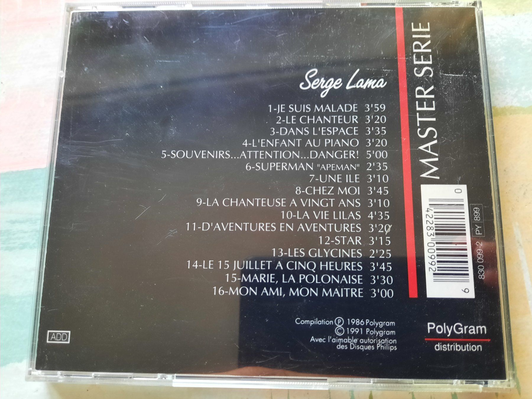 CDs: Cd Serge Lama - Master Série  – Gebraucht aus Pully von bro_n52j 1