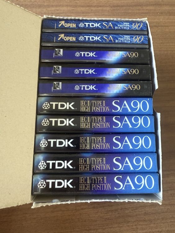 TDK SA 90 “For CD” Type II – 10x Cassettes – New Old Stock – (Neu ...