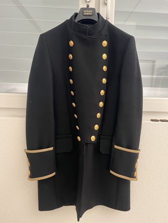 LORD&FOOL'S Winter Jacket, size M, Black & Gold Trimmed