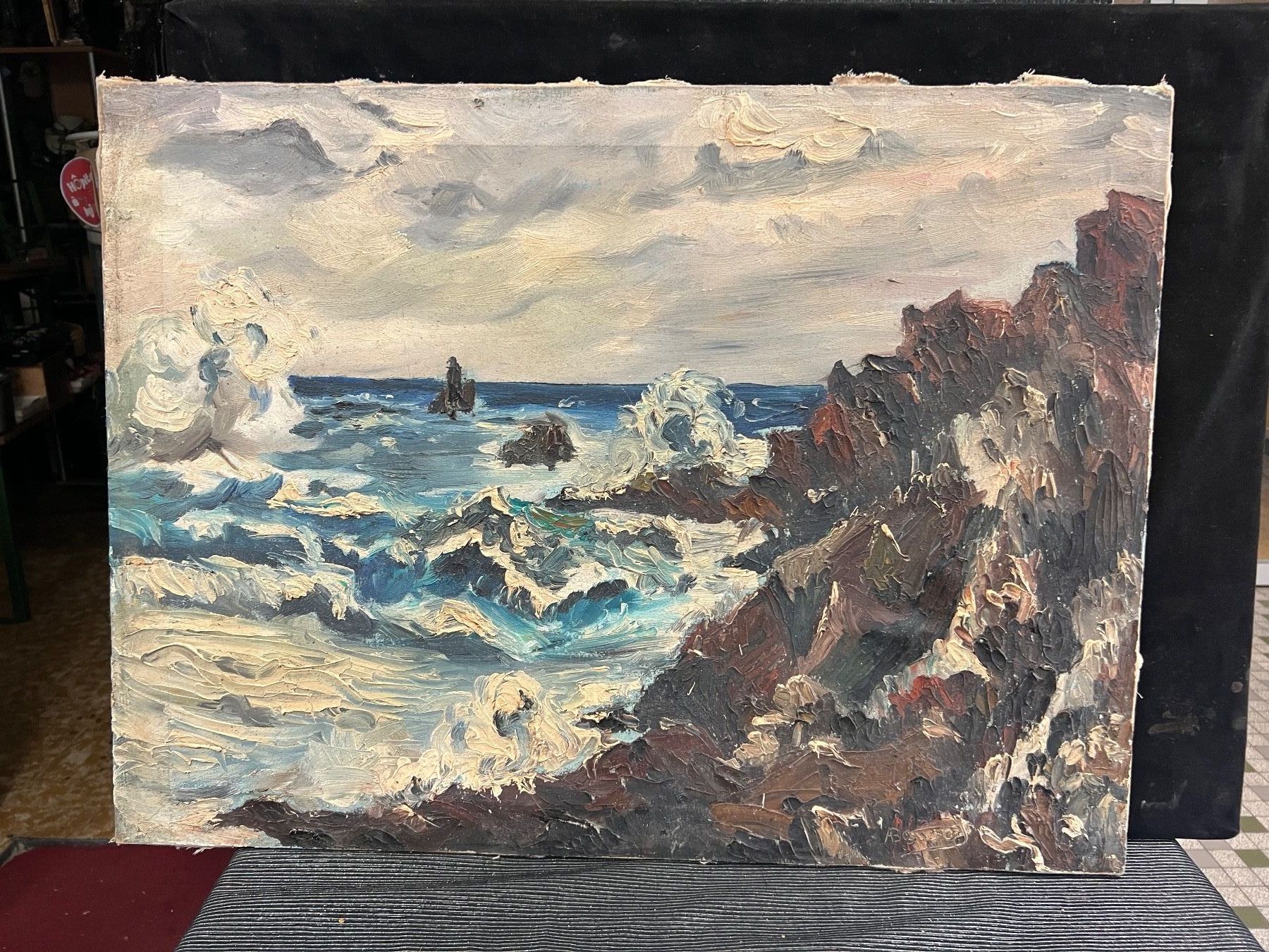 Dipinti: HUILE SUR TOILE SIGNÉE – Usato da Genève venduto da Qanil77