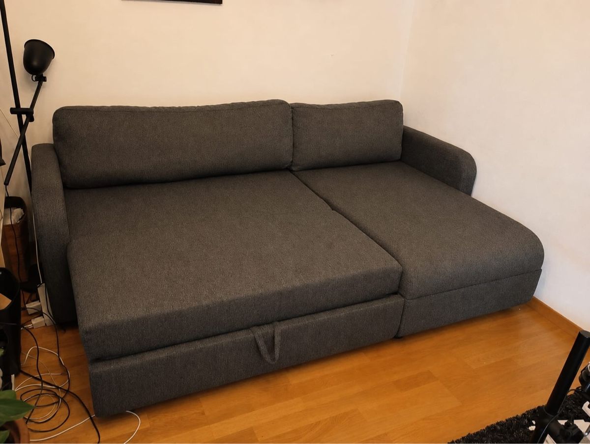 Jysk Divani: Schlafsofa Chaiselongue beige – Nuovo (secondo la descrizione) da Watt venduto da lou_m5tq