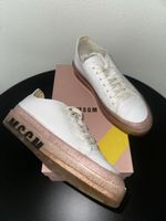 MSGM Designer Floating Logo Print Sneakers in 39