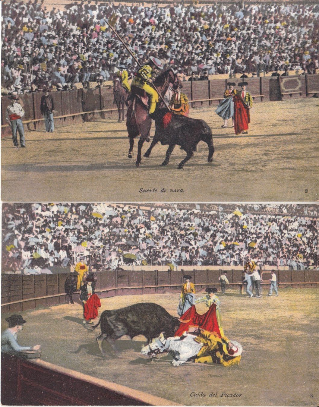 Cartoline postali: Spanien Stierkampf, 6 Karten ungelaufen ca. 1920 – Usato da Bürglen TG venduto da StampGraf 1
