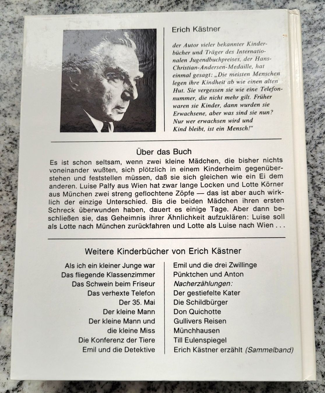 Bücher: Erich Kästner: Das doppelte Lottchen – Gebraucht aus Oberuzwil von rtr_wp6m 1