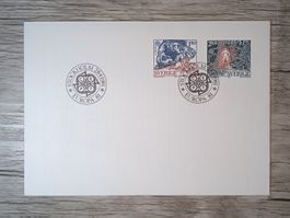 TR50 Enveloppe + Timbre Suede 1981