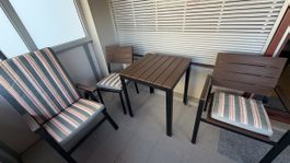 Balkon und Gartenmöbel