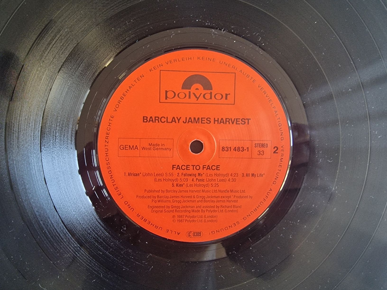 Dischi in vinile: Barclay James Harvest - Face to Face – Usato da Pfaffnau venduto da gunport 5