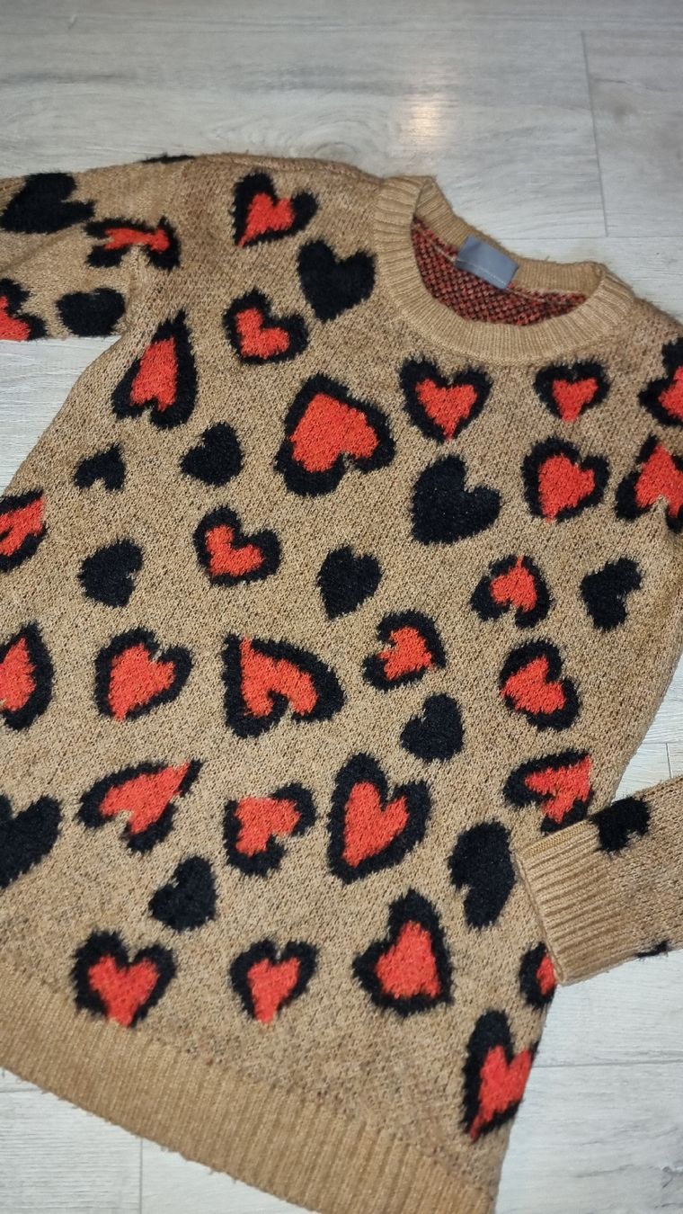 Maglioni & Felpe: Warmer Damen Strickpullover mit Herzen Grösse Xs – Usato da Wigoltingen venduto da Zuckerfee84 1