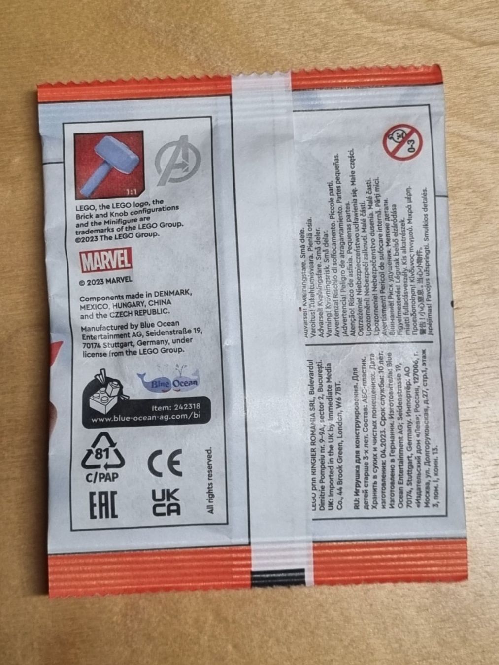 Lego Kit di costruzioni: LEGO Marvel 242318 Mighty Thor paper bag – Nuovo e nell'imballaggio originale da Basadingen venduto da tot_59zf 1