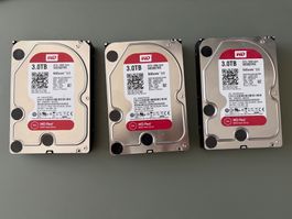 3x TB WD30EFRX NASware 3.0