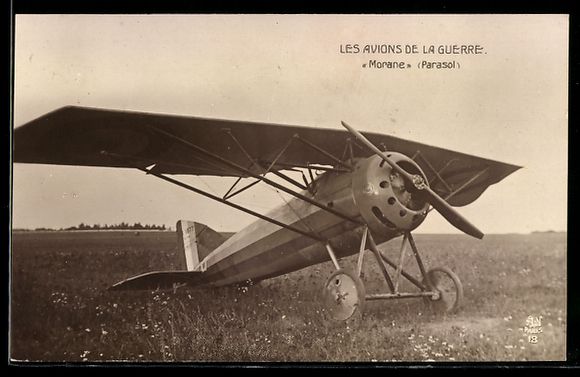 Bilder & Poster: Flugzeug, französischer Eindecker Moran – Gebraucht aus Berlin von bartko-reher