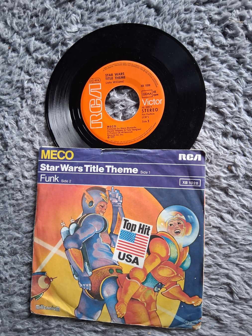 Dischi in vinile: MECO     STAR WARS TITLE THEME      7NER SINGLE – Usato da Wetzikon ZH venduto da Ramones01