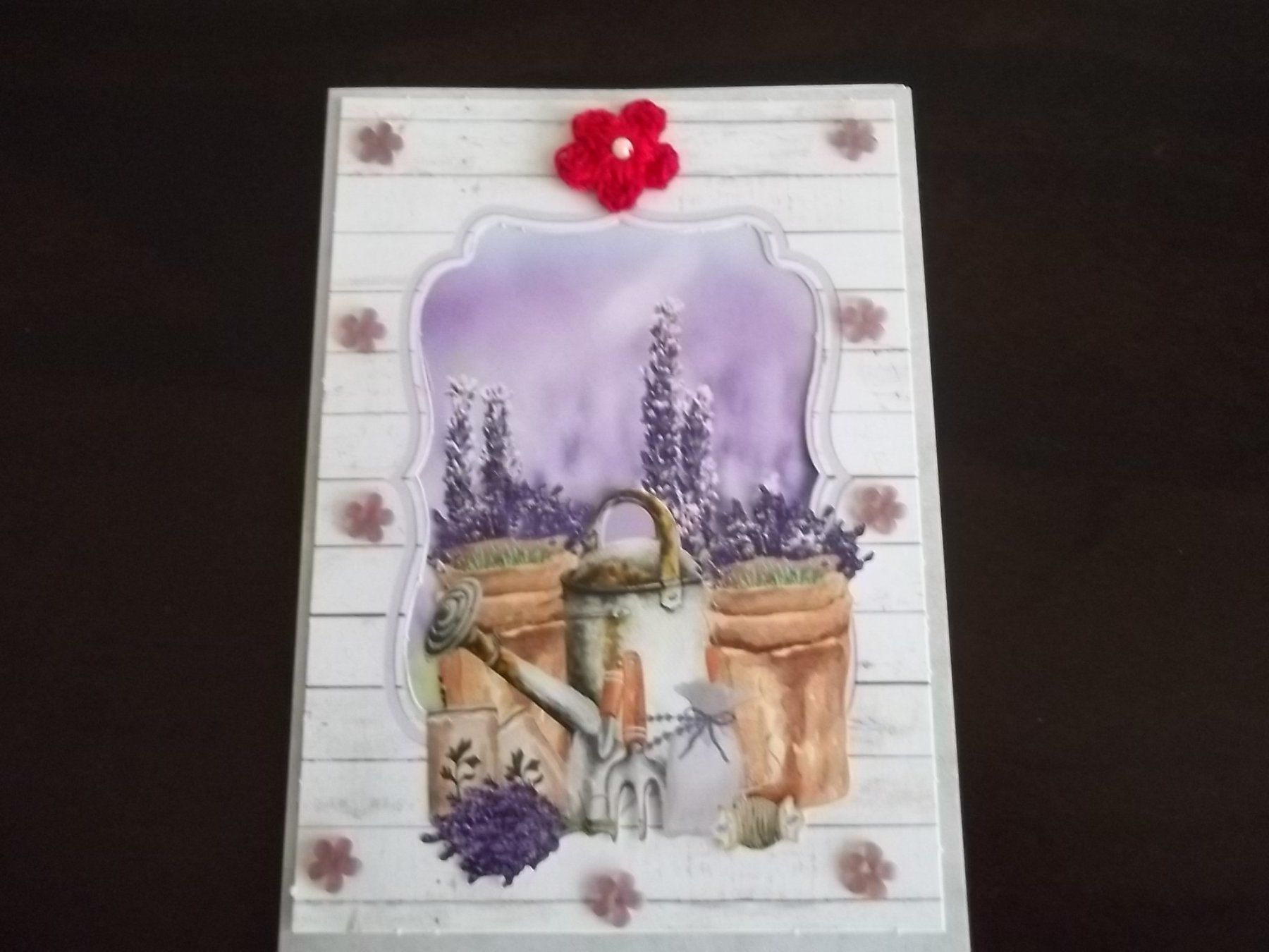 Cartes: handgemachte Karte  (Lavendel) – Neuf (Voir description) à Olten par Capitole66