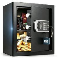 Möbeltresor Safe Sicherheitstresor 52L Zahlenschloss Alarm