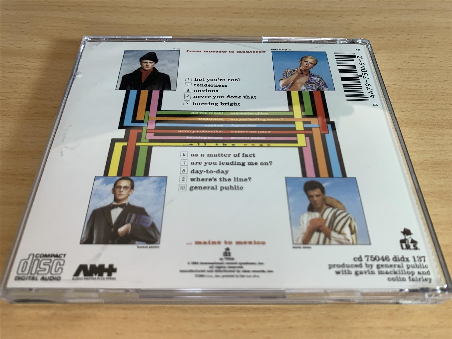 CD: General Public – All The Rage – Usato da Rikon im Tösstal venduto da Alpenmutz 1