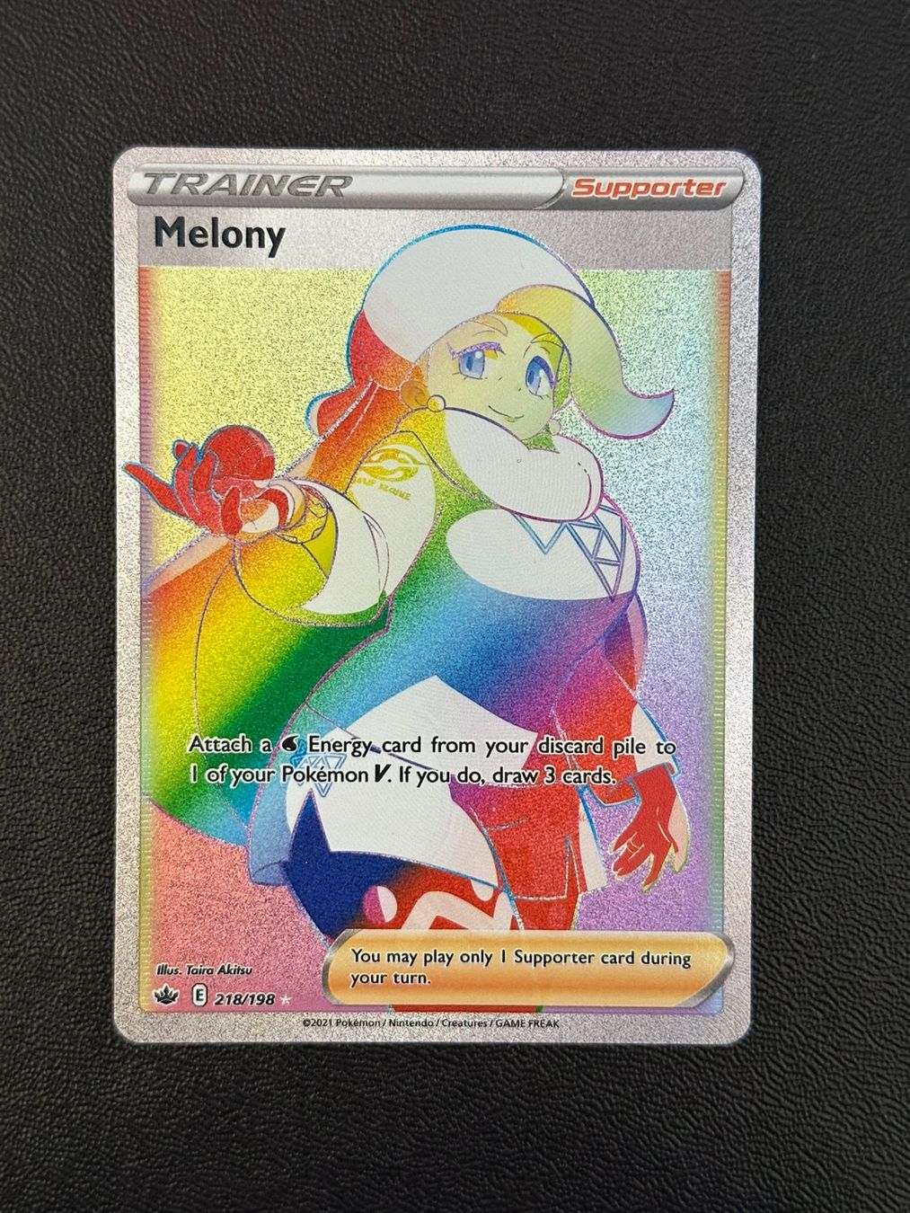 Pokémon Carte collezionabili: Melony Chilling Reign 218/198 ENG – Usato da Felben-Wellhausen venduto da Collectorama_GmbH