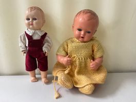 2 x 50iger Jahre Puppen, Hersteller siehe Fotos