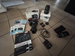 Canon EOS 7D Profi Set mit Objektiven und Blitz