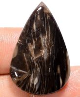 Cabochon L-2082 – Feder Achat – 29X18X4mm – 21 Karat