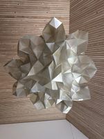 Hanging lamp geometric design, roof lamp