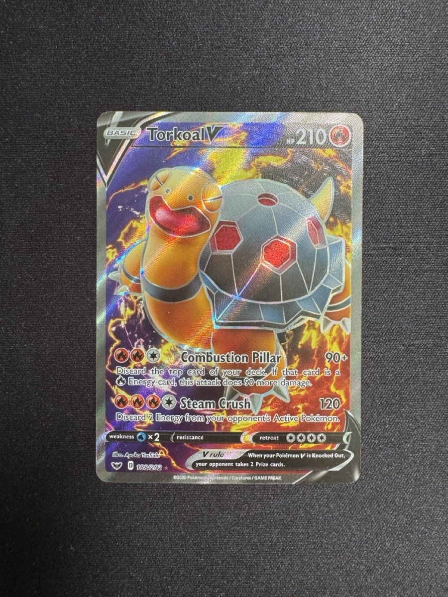 Pokémon Carte collezionabili: Torkoal V EN - Near Mint – Nuovo (secondo la descrizione) da Horgen venduto da ric_tz6s